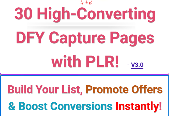 u15-30-High-Converting-Capture-Pages-with-PLR